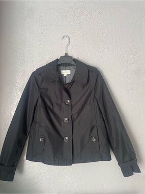 Merona Black Women's Trench crop  jacket